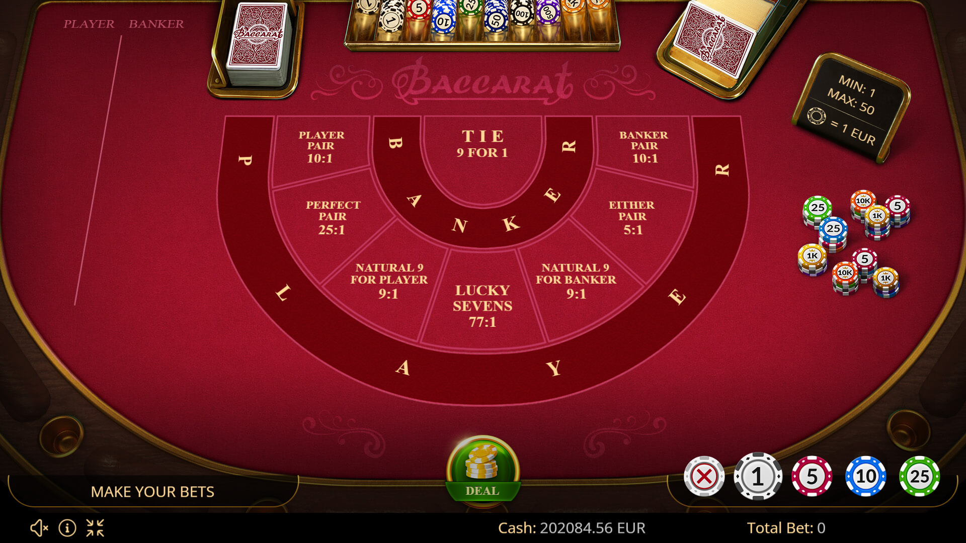 Hướng dẫn cách chơi Bacarat tại 58win