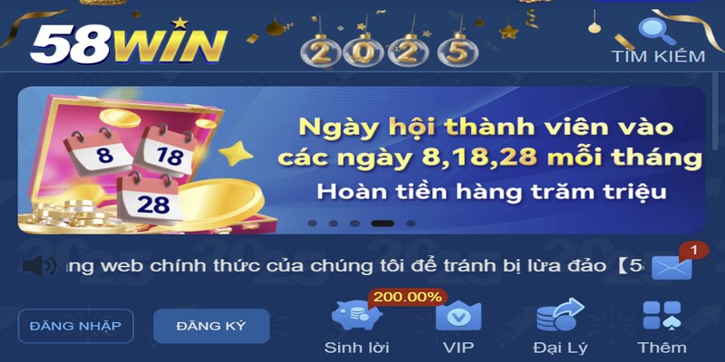 Những lưu ý quan trọng khi đăng nhập 58win