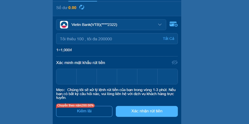 Những lưu ý quan trọng khi thực hiện rút tiền tại 58win